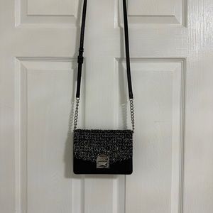Kate Spade Black Tweed crossbody